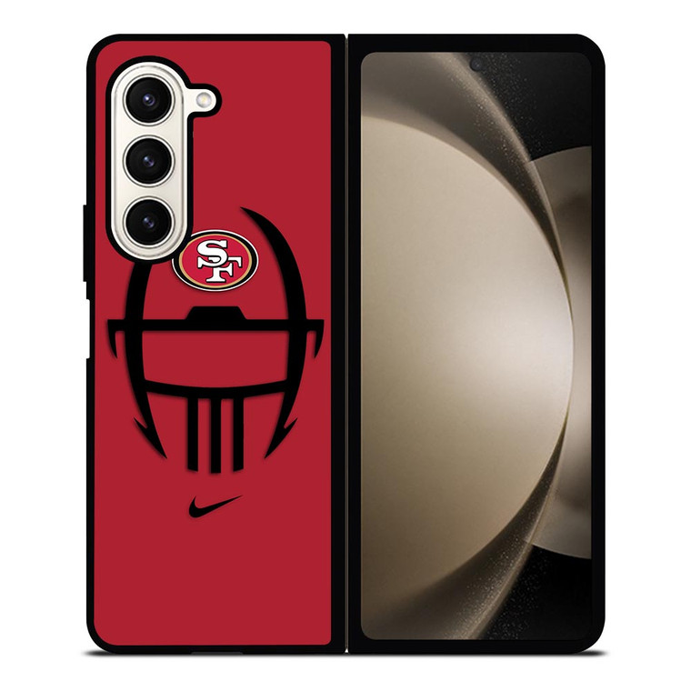 SAN FRANCISCO 49ERS HELMET Samsung Galaxy Z Fold 5 Case Cover SAN FRANCISCO 49ERS HELMET Samsung Galaxy Z Fold 5 Case Cover