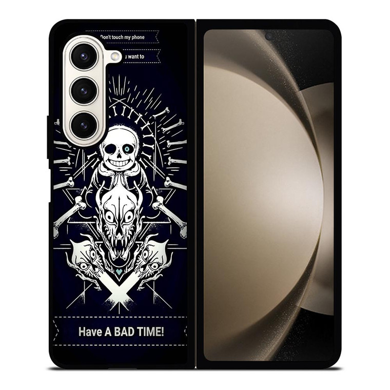 SANS UNDERTALE BAD TIME CARTOON Samsung Galaxy Z Fold 5 Case Cover SANS UNDERTALE BAD TIME CARTOON Samsung Galaxy Z Fold 5 Case Cover