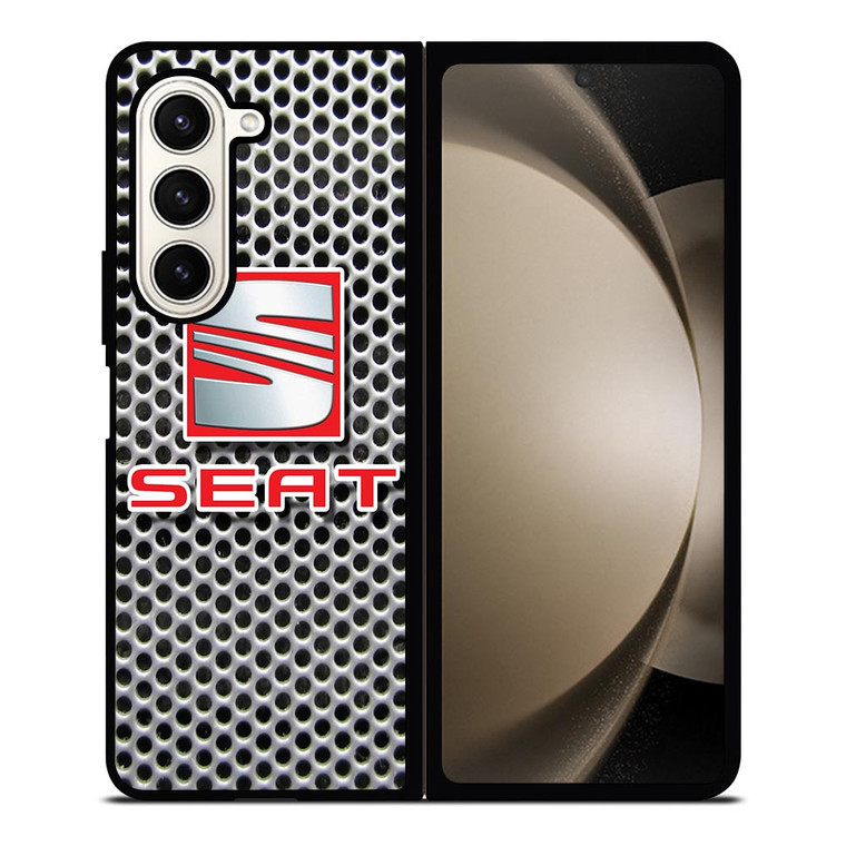 SEAT METAL LOGO Samsung Galaxy Z Fold 5 Case Cover