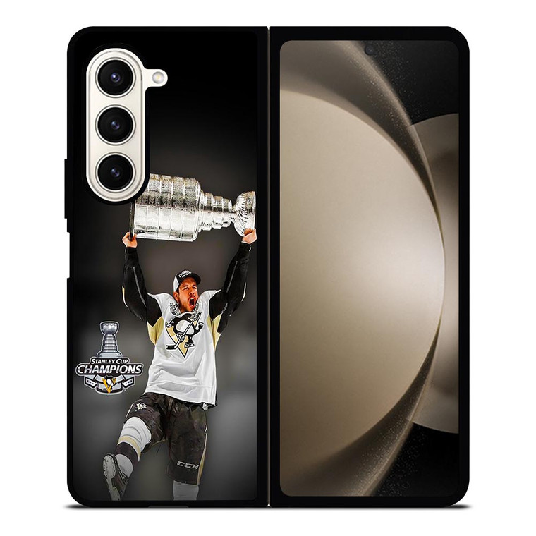 SIDNEY CROSBY PITTSBURGH PENGUINS CHAMPIONS Samsung Galaxy Z Fold 5 Case Cover SIDNEY CROSBY PITTSBURGH PENGUINS CHAMPIONS Samsung Galaxy Z Fold 5 Case Cover