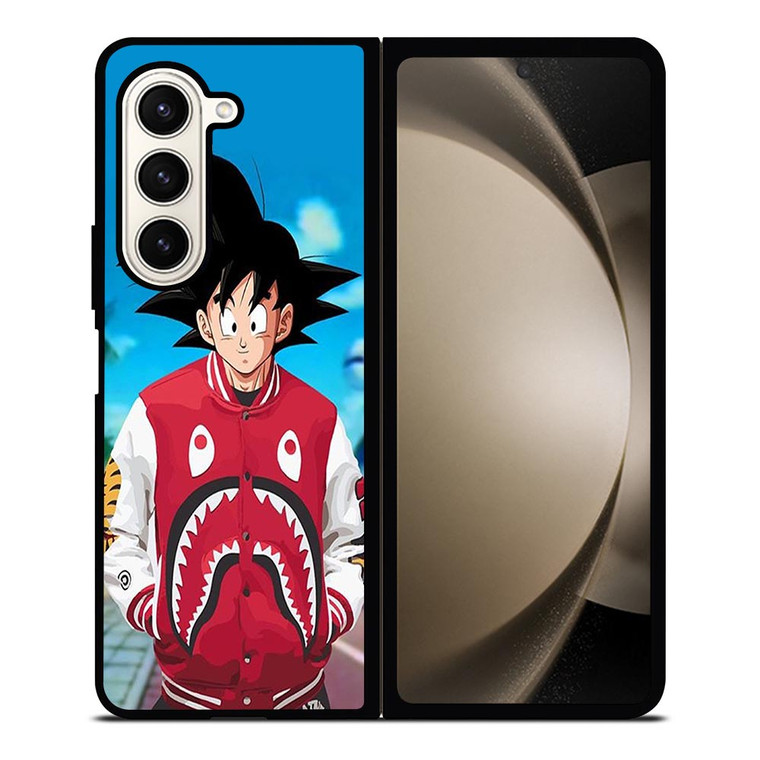 SON GOKU SUPREME BAPE SHARK Samsung Galaxy Z Fold 5 Case Cover SON GOKU SUPREME BAPE SHARK Samsung Galaxy Z Fold 5 Case Cover