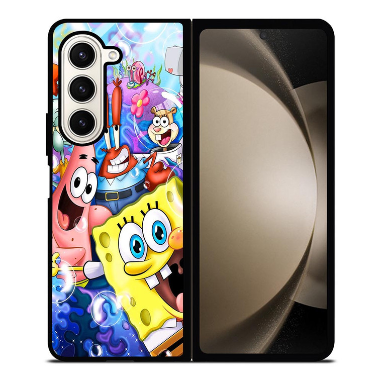 SPONGEBOB AND FRIEND BUBLE Samsung Galaxy Z Fold 5 Case Cover SPONGEBOB AND FRIEND BUBLE Samsung Galaxy Z Fold 5 Case Cover