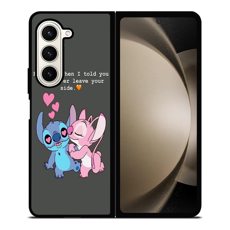 STITCH AND GIRLFRIEND LOVE QUOTE Samsung Galaxy Z Fold 5 Case Cover