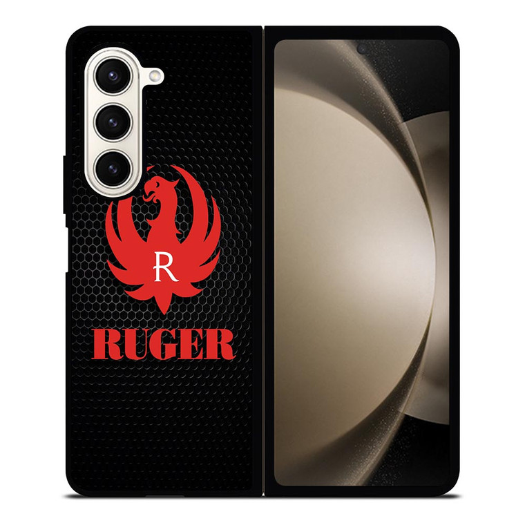 STURM RUGER FIREARM METAL SYMBOL Samsung Galaxy Z Fold 5 Case Cover STURM RUGER FIREARM METAL SYMBOL Samsung Galaxy Z Fold 5 Case Cover