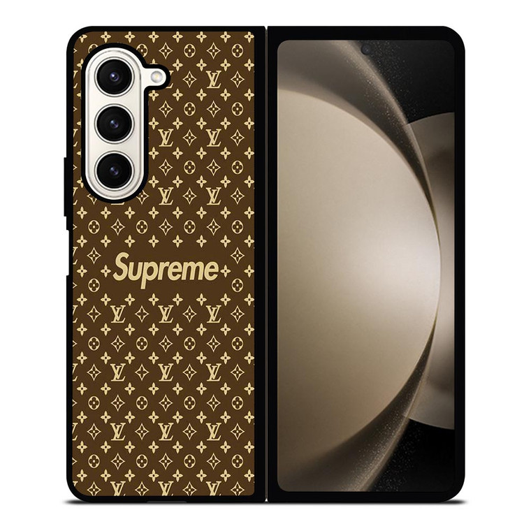 SUPREME BROWN PATTERN NEW Samsung Galaxy Z Fold 5 Case Cover SUPREME BROWN PATTERN NEW Samsung Galaxy Z Fold 5 Case Cover