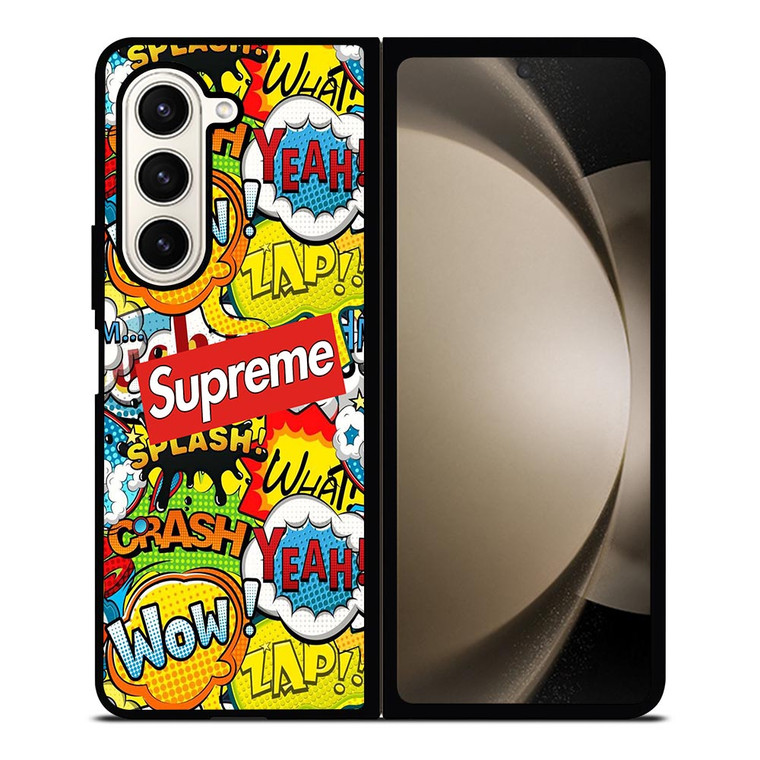 SUPREME CARTOON HALFTONE Samsung Galaxy Z Fold 5 Case Cover