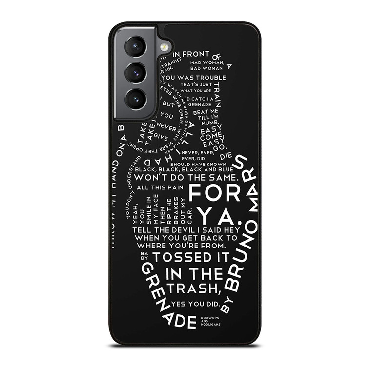 BRUNO MARS LYRICS Samsung Galaxy S21 Plus Case