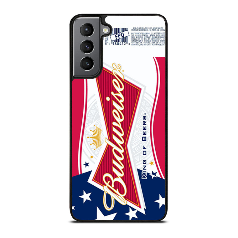BUDWEISER AMERICAN FLAG LOGO Samsung Galaxy S21 Plus Case