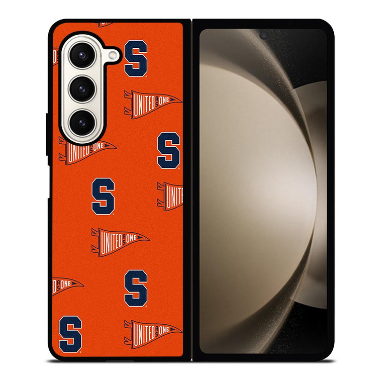 SYRACUSE ORANGE LOGO PATTERN Samsung Galaxy Z Fold 5 Case Cover SYRACUSE ORANGE LOGO PATTERN Samsung Galaxy Z Fold 5 Case Cover