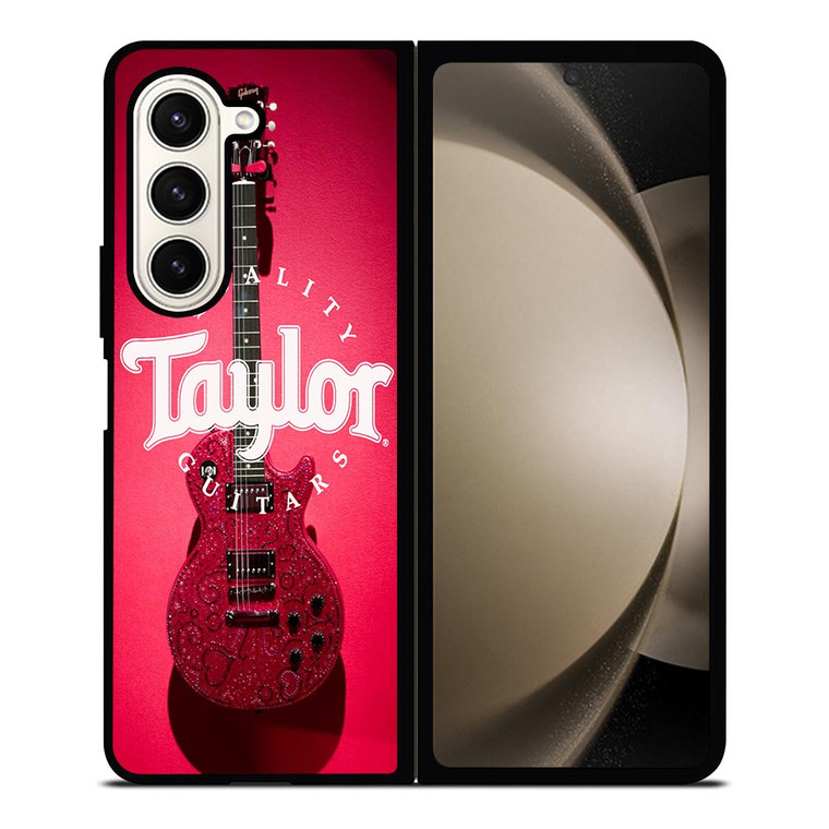 TAYLOR QUALITY GUITARS RED Samsung Galaxy Z Fold 5 Case Cover