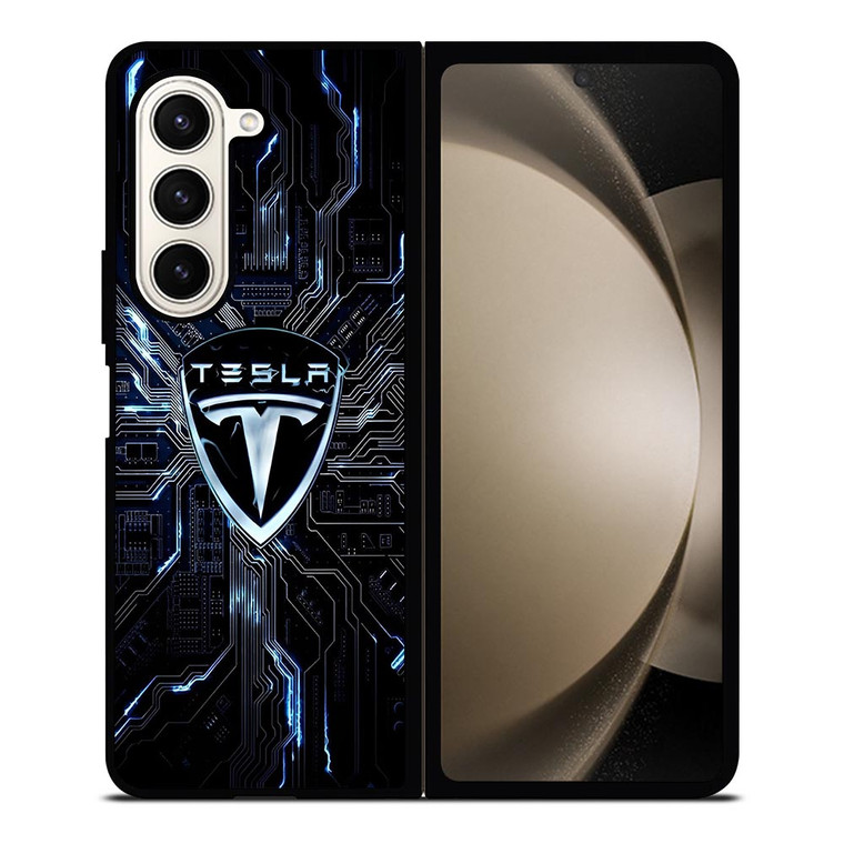 TESLA ELECTRIC Samsung Galaxy Z Fold 5 Case Cover