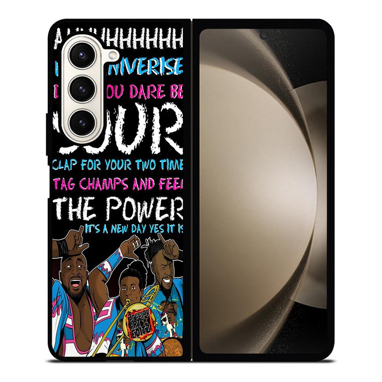 THE NEW DAY WRESTLING WWE ART Samsung Galaxy Z Fold 5 Case Cover
