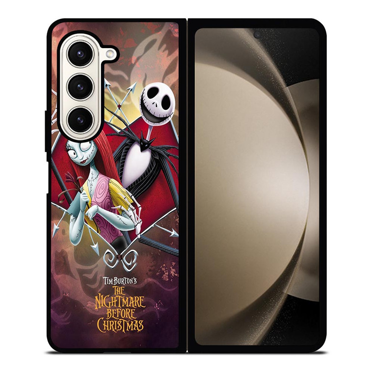 THE NIGHTMARE BEFORE CHRISTMAS CARTOON Samsung Galaxy Z Fold 5 Case Cover