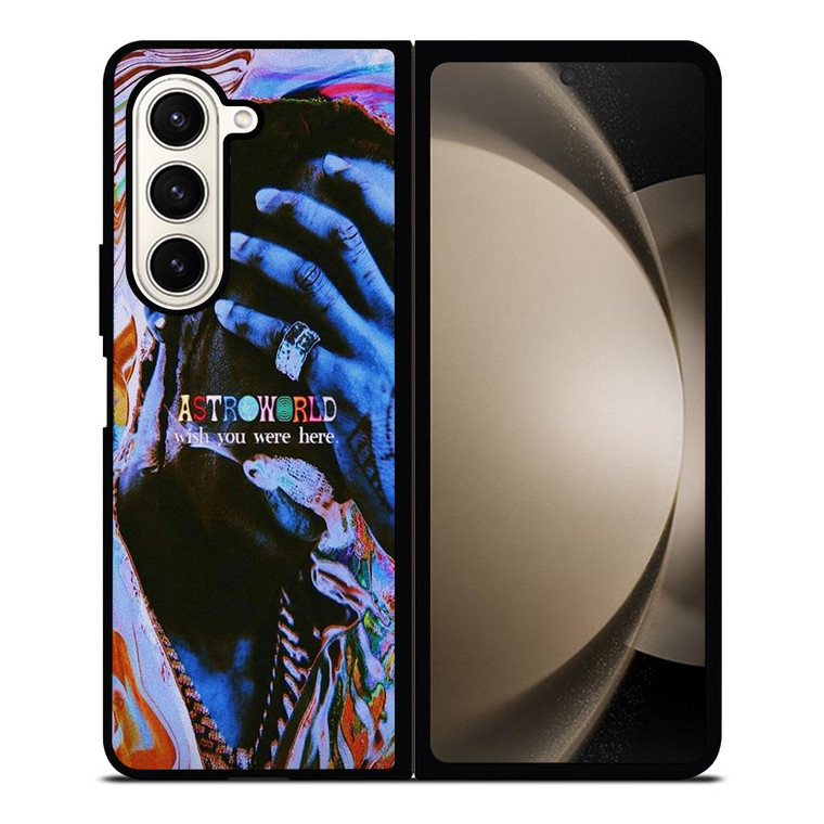 TRAVIS SCOTT ASTROWORLD ART Samsung Galaxy Z Fold 5 Case Cover