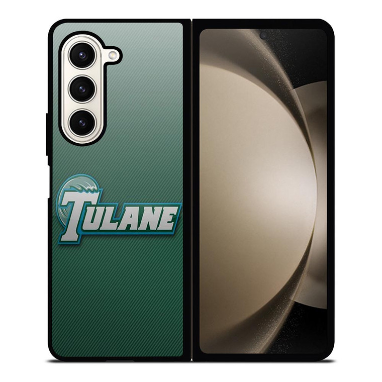 TULANE UNIVERSITY LOGO CARBON Samsung Galaxy Z Fold 5 Case Cover