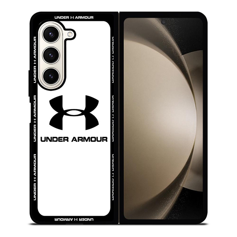 UNDER ARMOUR ROUND WHITE Samsung Galaxy Z Fold 5 Case Cover