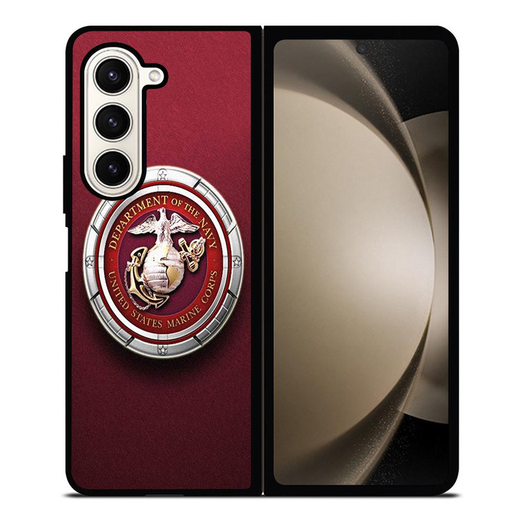 UNITED STATES MARINE CORPS NAVY Samsung Galaxy Z Fold 5 Case Cover