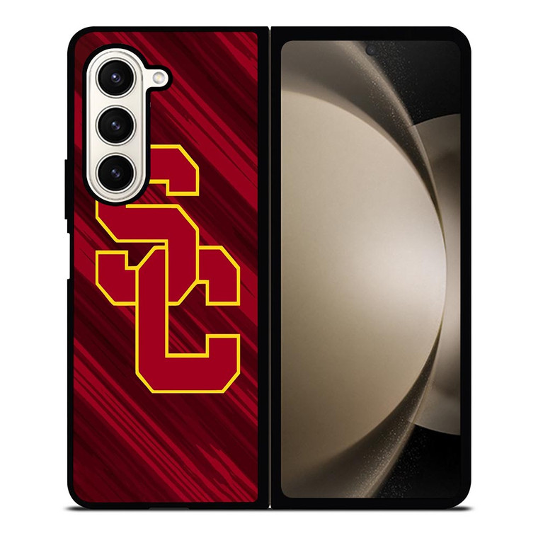 USC TROJANS FOOTBALL LOGO Samsung Galaxy Z Fold 5 Case Cover