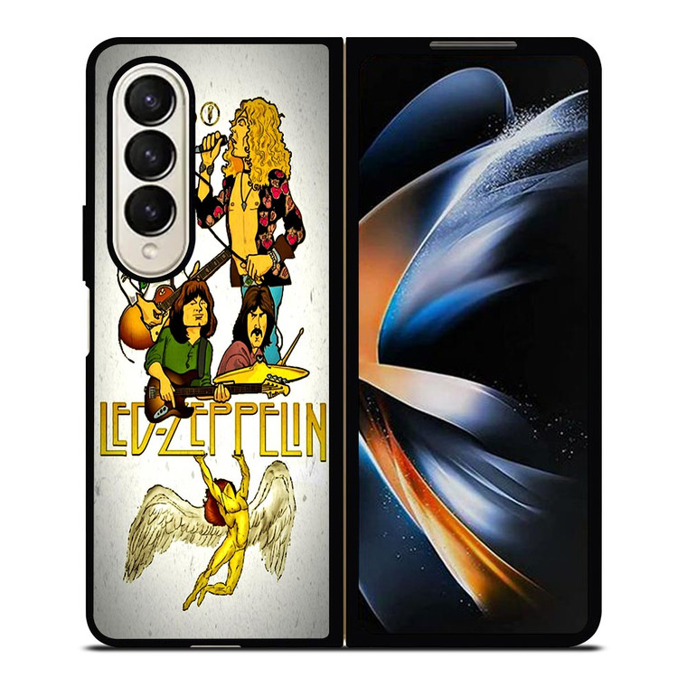 LED ZEPPELIN ROCK BAND ART Samsung Galaxy Z Fold 4 Case Cover