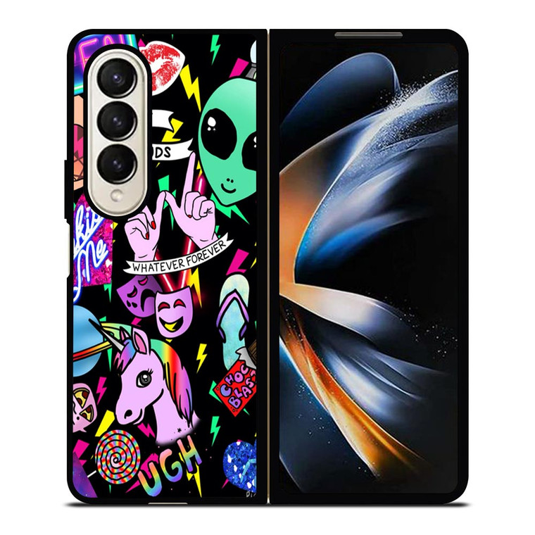 LISA FRANK COLLAGE Samsung Galaxy Z Fold 4 Case Cover