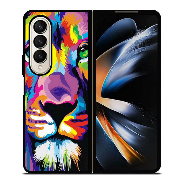 LISA FRANK LION Samsung Galaxy Z Fold 4 Case Cover