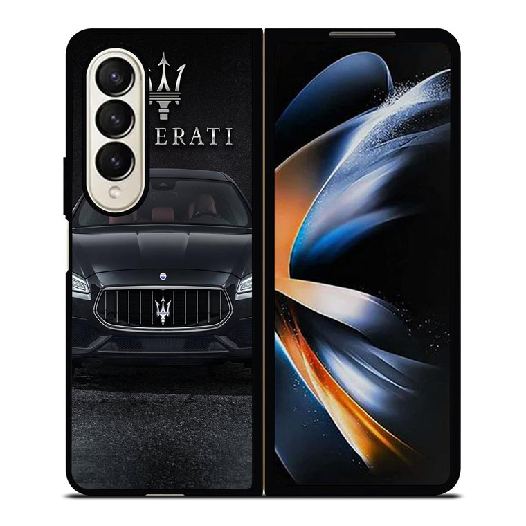 MASERATI CAR BLACK LOGO Samsung Galaxy Z Fold 4 Case Cover