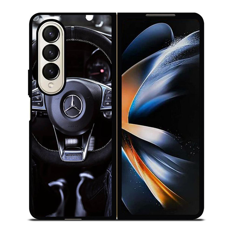 MERCEDES BENZ STEERING WHEEL Samsung Galaxy Z Fold 4 Case Cover
