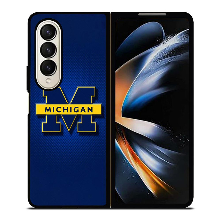 MICHIGAN WOLVERINES NFL LOGO Samsung Galaxy Z Fold 4 Case Cover