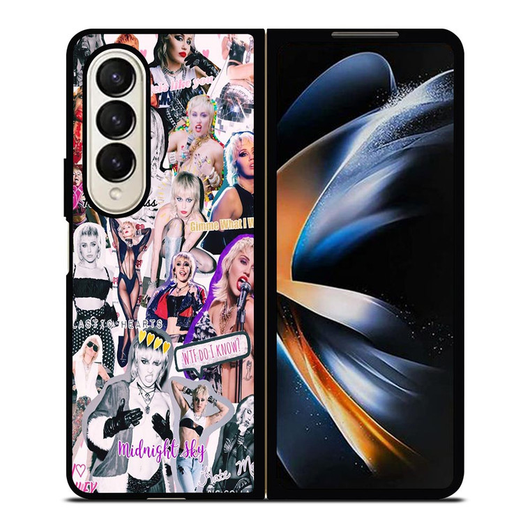 MILEY CYRUS COLLAGE Samsung Galaxy Z Fold 4 Case Cover