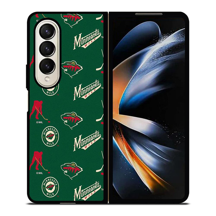 MINNESOTA WILD NHL PATTERN Samsung Galaxy Z Fold 4 Case Cover
