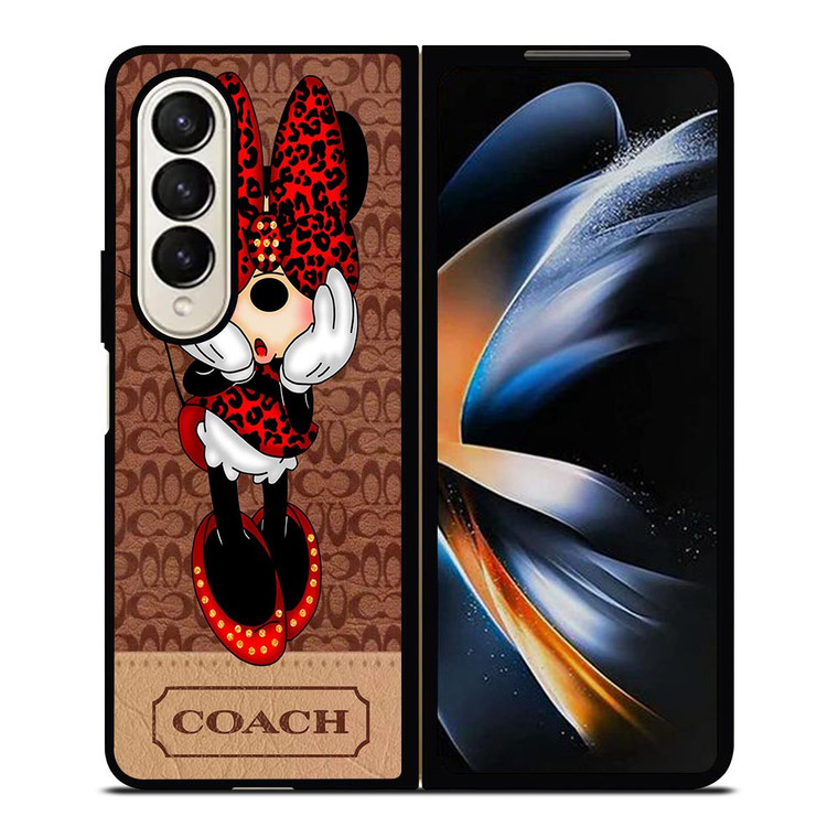 MINNIE MOUSE COACH Samsung Galaxy Z Fold 4 Case Cover