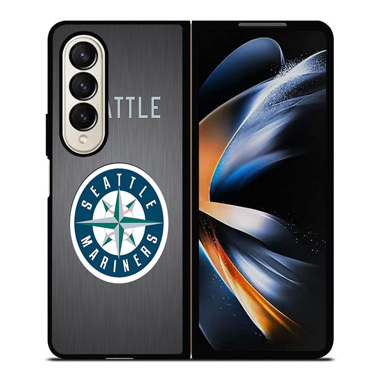 MLB SEATTLE MARINERS Samsung Galaxy Z Fold 4 Case Cover MLB SEATTLE MARINERS Samsung Galaxy Z Fold 4 Case Cover