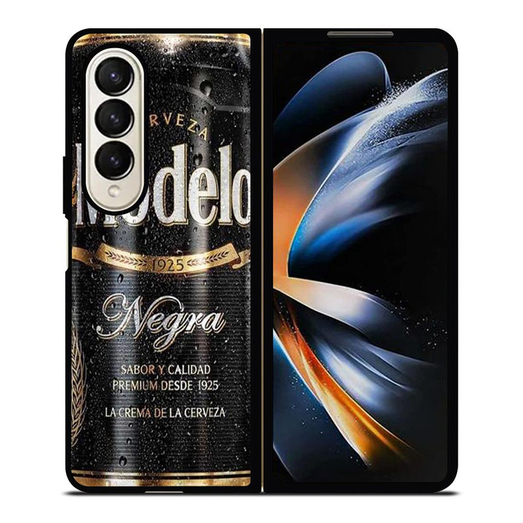 MODELO NEGRA BEER Samsung Galaxy Z Fold 4 Case Cover
