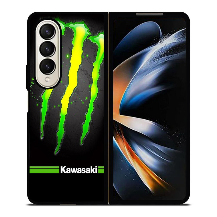 MONSTER KAWASAKI LOGO Samsung Galaxy Z Fold 4 Case Cover