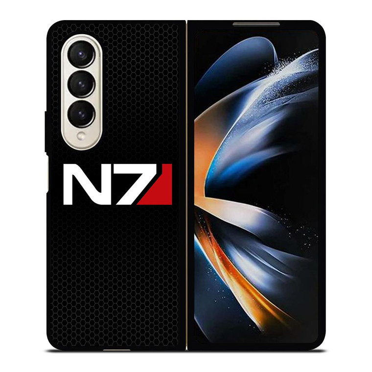 N7 MASS EFFECT METAL LOGO Samsung Galaxy Z Fold 4 Case Cover
