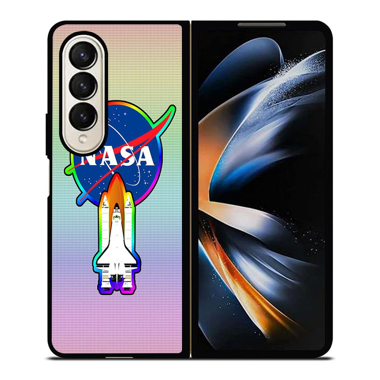 NASA COLOR FULL LOGO Samsung Galaxy Z Fold 4 Case Cover