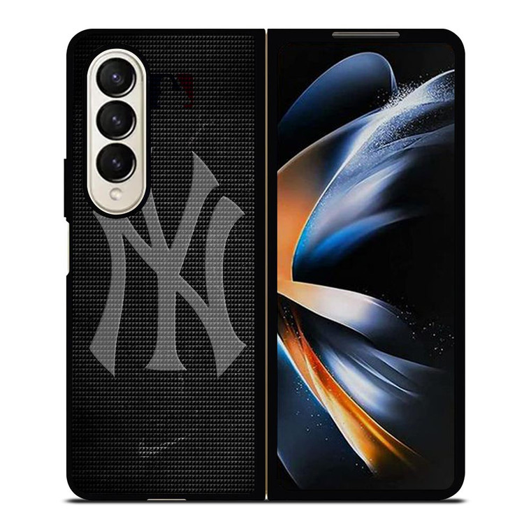 NEW YORK YANKEES METAL TEXTURE Samsung Galaxy Z Fold 4 Case Cover