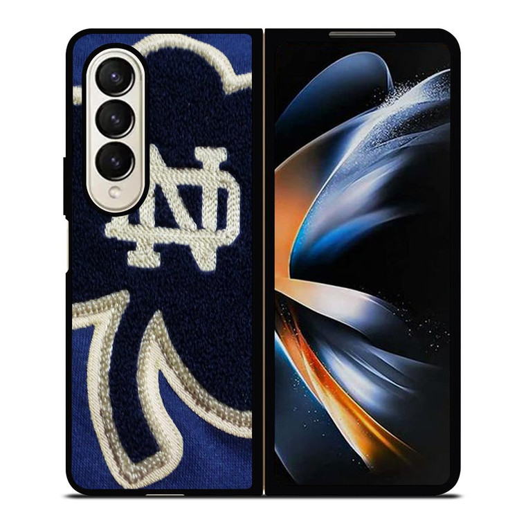 NOTRE DAME BLUE SHAMROCK LOGO Samsung Galaxy Z Fold 4 Case Cover