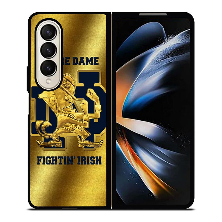 NOTRE DAME GOLD EMBLEM Samsung Galaxy Z Fold 4 Case Cover