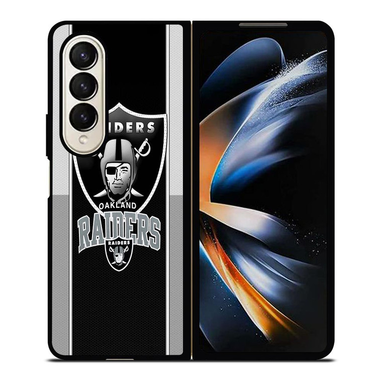 OAKLAND RAIDERS NFL  Samsung Galaxy Z Fold 4 Case Cover OAKLAND RAIDERS NFL  Samsung Galaxy Z Fold 4 Case Cover