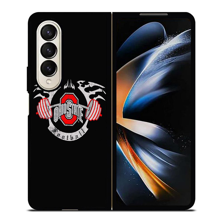 OHIO STATE FOOTBALL ART Samsung Galaxy Z Fold 4 Case Cover OHIO STATE FOOTBALL ART Samsung Galaxy Z Fold 4 Case Cover