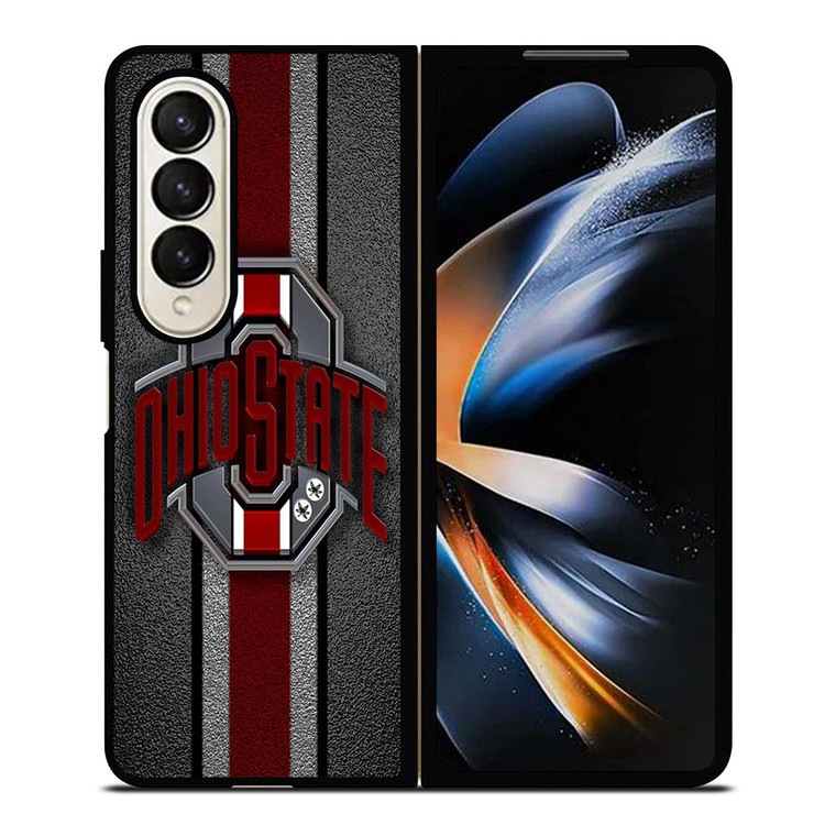 OHIO STATE FOOTBALL EMBLEM Samsung Galaxy Z Fold 4 Case Cover OHIO STATE FOOTBALL EMBLEM Samsung Galaxy Z Fold 4 Case Cover