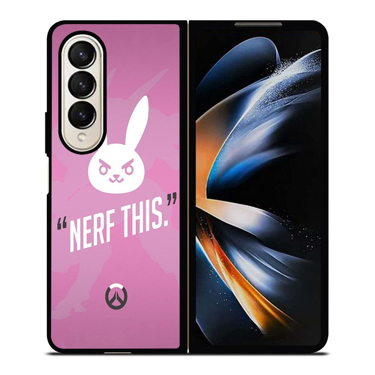 OVERWATCH D.VA NERF THIS Samsung Galaxy Z Fold 4 Case Cover OVERWATCH D.VA NERF THIS Samsung Galaxy Z Fold 4 Case Cover