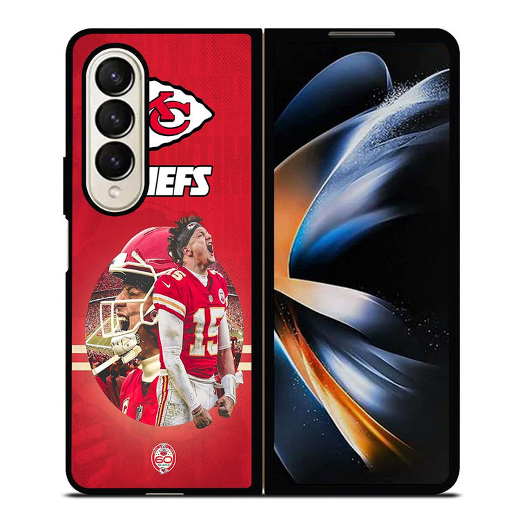 PATRICK MAHOMES 15 KANSAS CITY CHIEFS Samsung Galaxy Z Fold 4 Case Cover PATRICK MAHOMES 15 KANSAS CITY CHIEFS Samsung Galaxy Z Fold 4 Case Cover