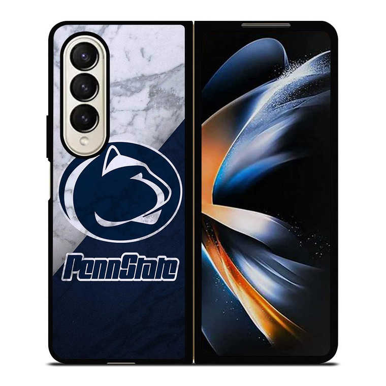 PENN STATE NITTANY LIONS MARBLE Samsung Galaxy Z Fold 4 Case Cover PENN STATE NITTANY LIONS MARBLE Samsung Galaxy Z Fold 4 Case Cover