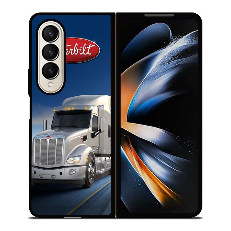 PETERBILT WHITE TRUCK Samsung Galaxy Z Fold 4 Case Cover PETERBILT WHITE TRUCK Samsung Galaxy Z Fold 4 Case Cover