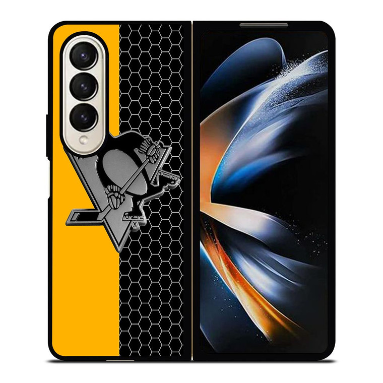 PITTSBURGH PENGUINS NHL TEAM Samsung Galaxy Z Fold 4 Case Cover PITTSBURGH PENGUINS NHL TEAM Samsung Galaxy Z Fold 4 Case Cover