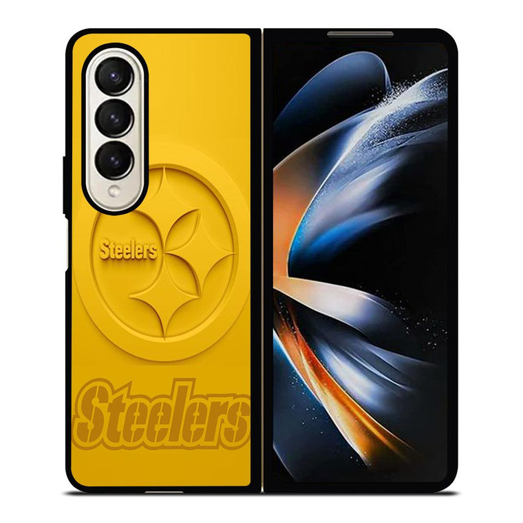 PITTSBURGH STEELERS YELLOW CRAFT Samsung Galaxy Z Fold 4 Case Cover PITTSBURGH STEELERS YELLOW CRAFT Samsung Galaxy Z Fold 4 Case Cover
