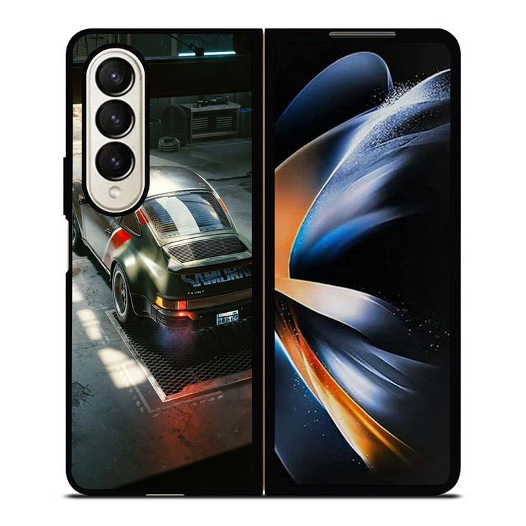 PORSCHE GARAGE Samsung Galaxy Z Fold 4 Case Cover PORSCHE GARAGE Samsung Galaxy Z Fold 4 Case Cover