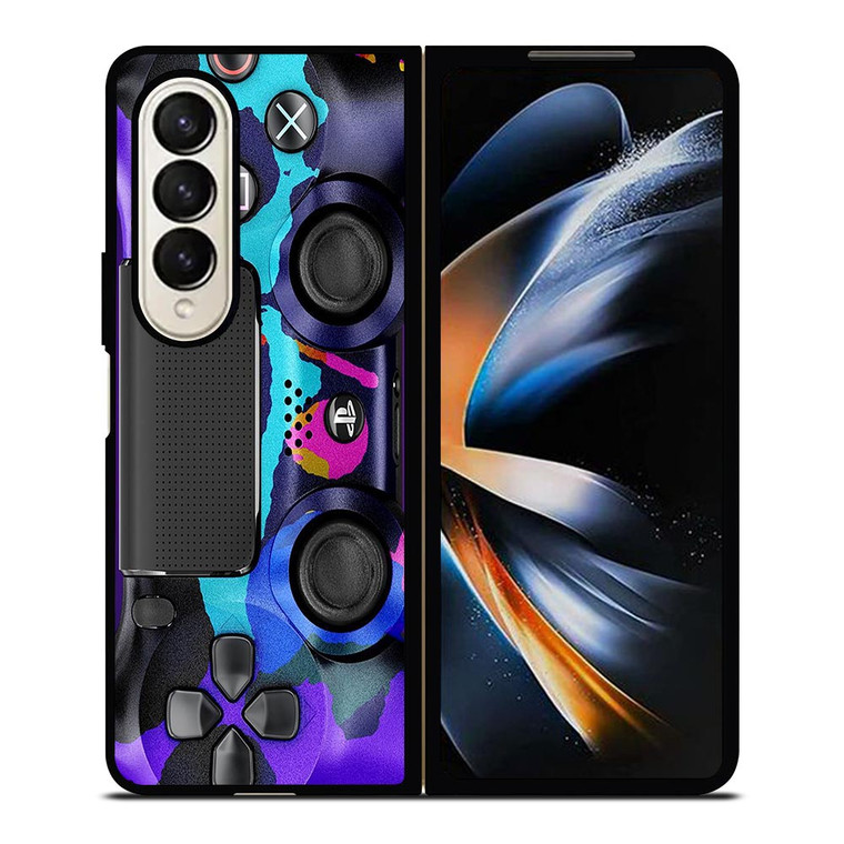 PS4 CONTROLLER PLAYSTATION ART Samsung Galaxy Z Fold 4 Case Cover PS4 CONTROLLER PLAYSTATION ART Samsung Galaxy Z Fold 4 Case Cover
